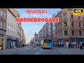NØRREBROGADE Denmark￼ Most Famous Place / walking 4K #Copenhagen
