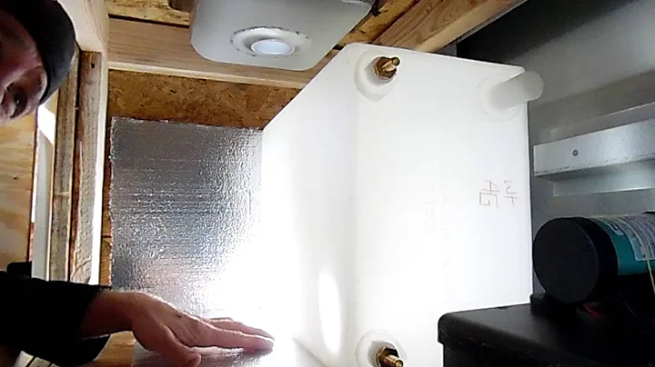 camper van DIY water system install. Tanks pump and plumbing. part 1