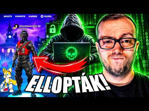 Ellopták a 9 éves Fortnite fiókom...