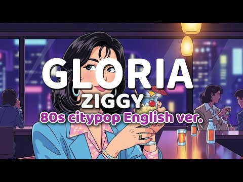 GLORIA ｰ ZIGGY ｰ 英語歌詞80s City Pop Ver. English Lyrics グロリア