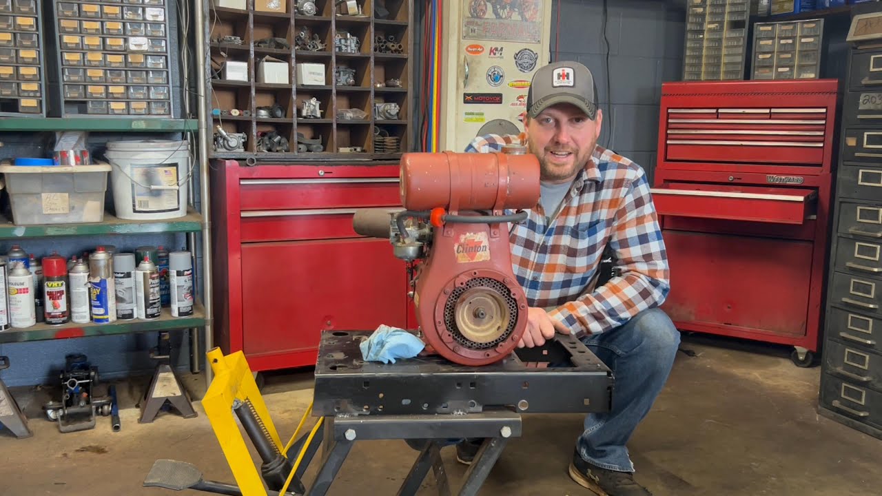 She's alive!!! Clinton Engine Rebuild Part 6