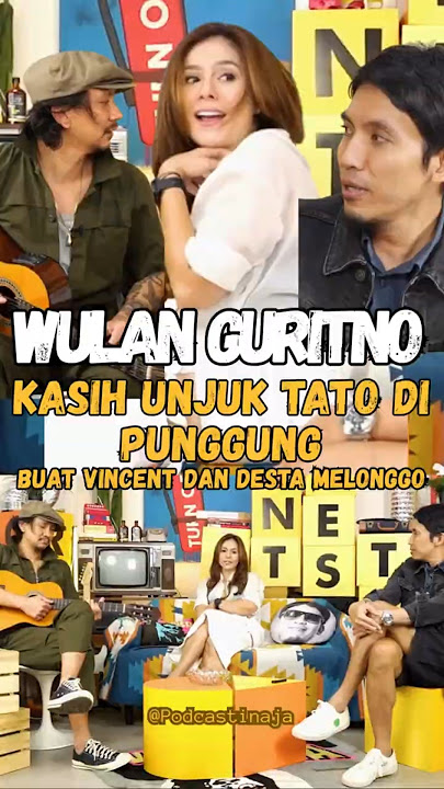 Wulan guritno kasih liat tato di punggung nya ❗❗😱 #podcast #shorts #vindes #wulanguritno #viralshort