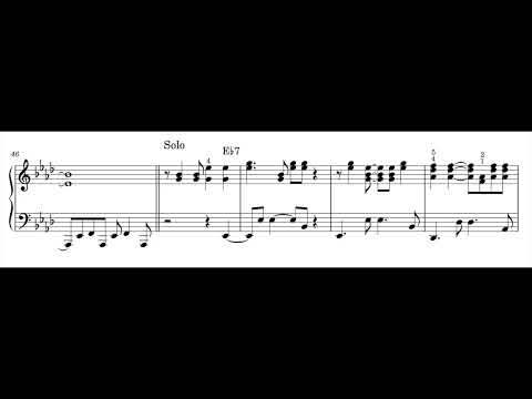Linus & Lucy by Vince Guaraldi - piano score + recording
