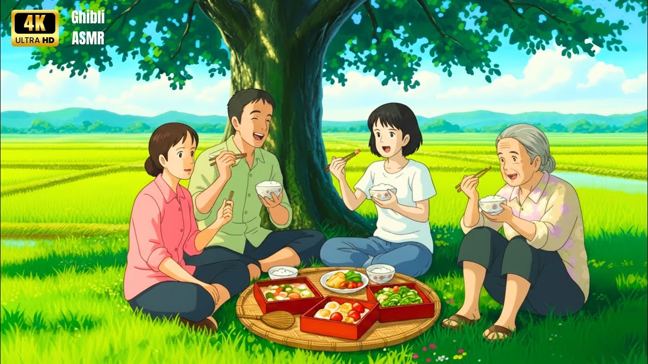 Go Back to Childhood – The Peaceful Countryside Life in My Memories ! GhibliASMR Video