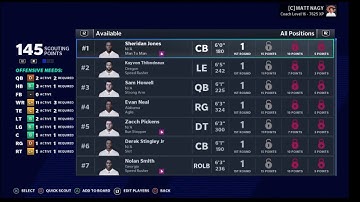 How To Import A Draft Class In Season Two And Beyond In Madden 21 Franchise
