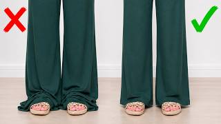 Pants Too Long? 👉 Do THIS: The Secret of an Invisible Hem