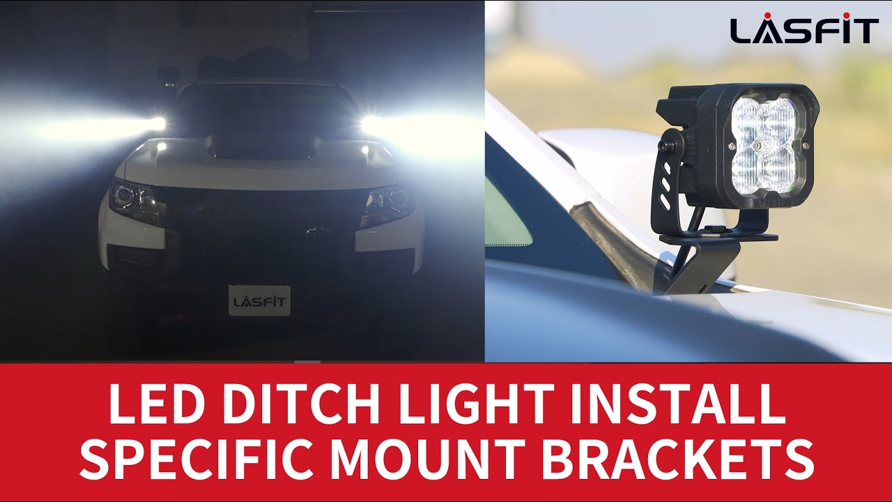 2021 Chevy Colorado LED Ditch Light Install with Specific Mount Brackets ~ Quick Install Guide