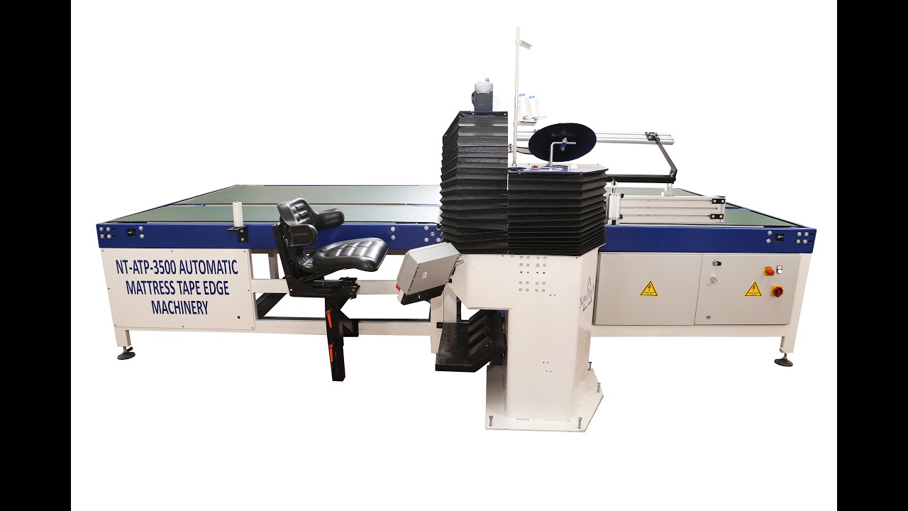 Nt Atp 3500 Automatic Mattress Tape Edge Machinery Youtube Nt Atp 3500 Automatic Mattress Tape Edge Machinery Youtube