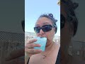 Poolside #firstsip reaction Barefoot Seltzer Moscato with Peach and Nectarine #hardseltzer