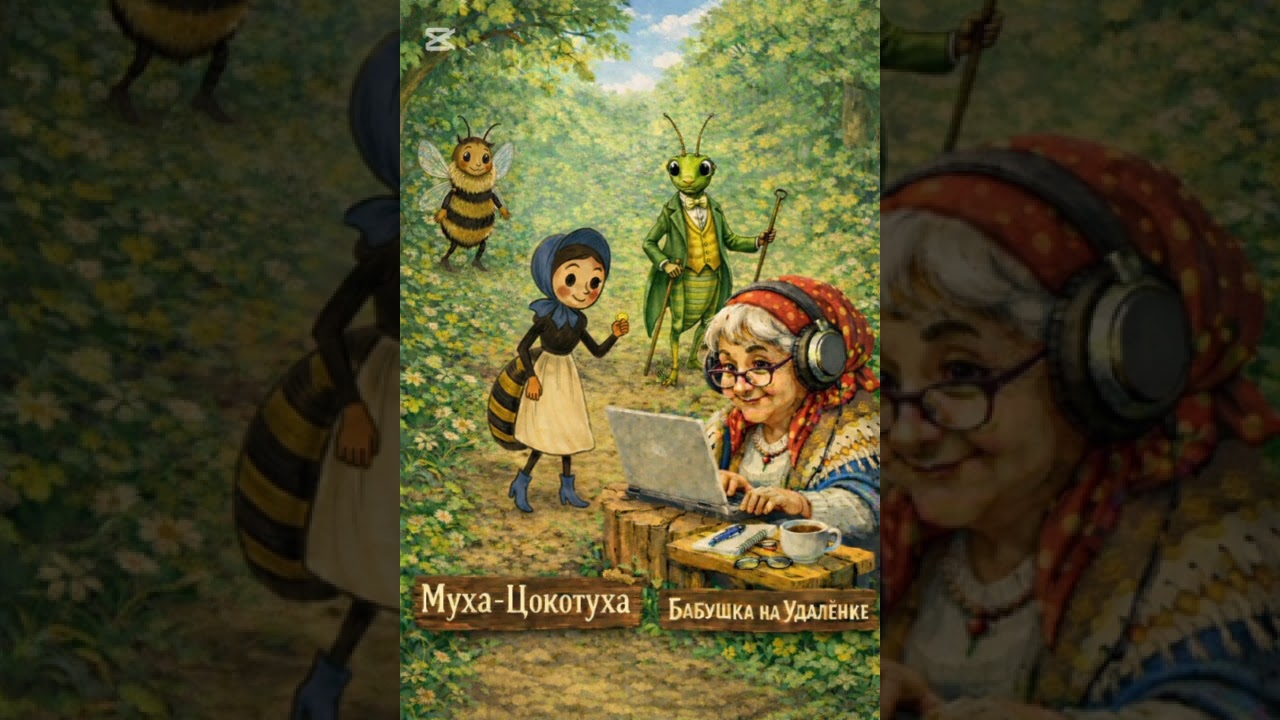 Сказка «Муха - Цокотуха» детская аудиосказка, сказка для детей, сказки на ночь 