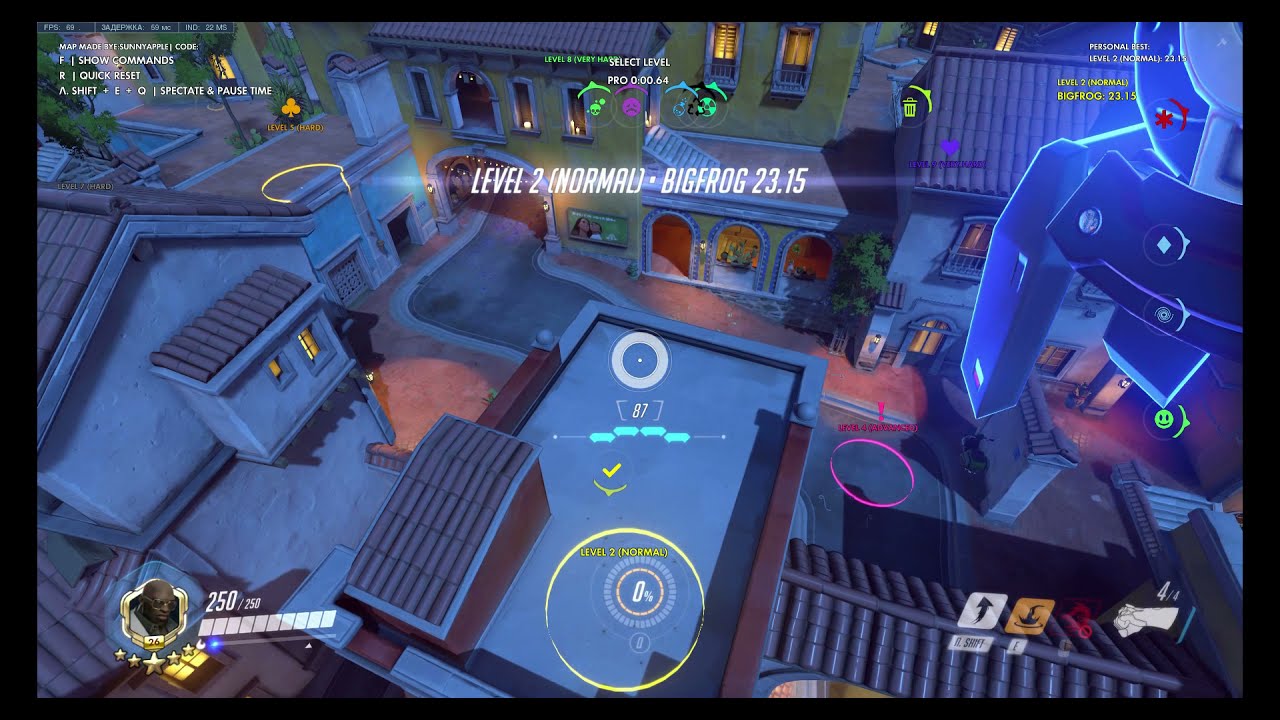 [Doom Parkour]Speedrun level 2 - 22.18.Dorado by SunnyApple.