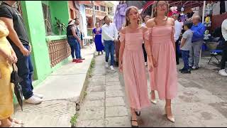 7 de octubre Celebración de La Virgen del Rosario Procesión en Trapiche Veracruz