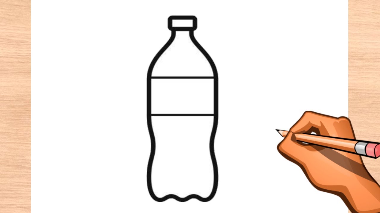 76 How to Draw a Cute Water Bottle - Easy Drawing Tutorial | Bottle drawing,  Drawing tutorial easy, Easy drawings