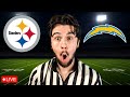 🔴STEELERS vs CHARGERS SUNDAY NIGHT FOOTBALL LIVE WATCH PARTY🔴