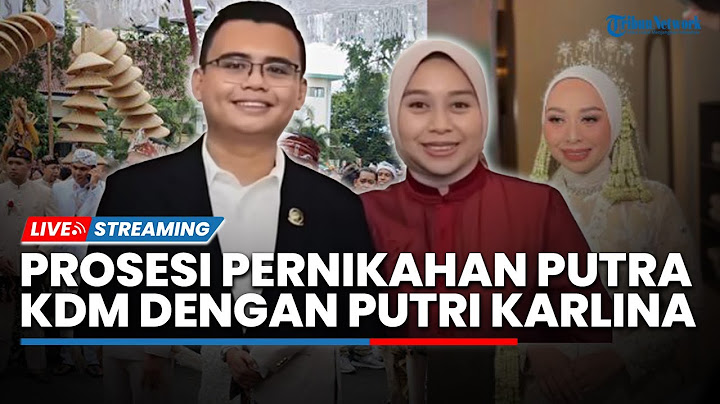 🔴LIVE: Momen Bahagia Prosesi Pernikahan Putra KDM, Maula Akbar dan Putri Karlina di Pendopo Garut