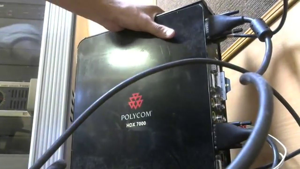How to install Polycom HDX7000