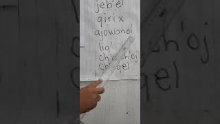 Adjetivos en kaqchikel tercero primaria