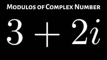How to find the Modulos(Magnitude) of a Complex Number