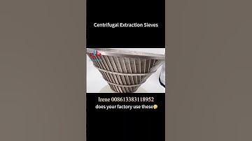 Centrifugal extraction sieves#starch #cassava #tapioca #centrifugal #screening #wiremesh