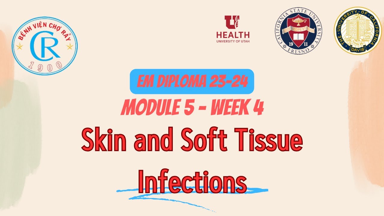 [EM Diploma 23-24] Module 5 Week 4 : Skin and Soft Tissue Infections ...