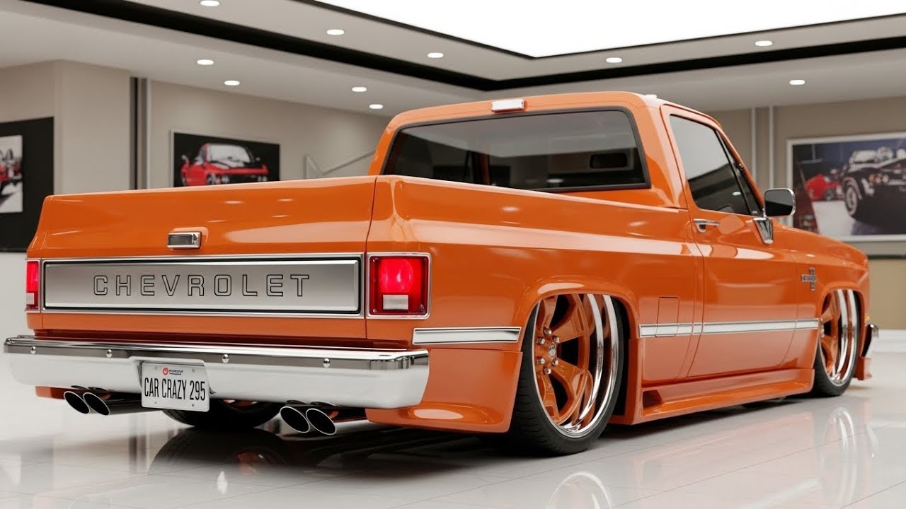 Chevrolet K10 4x4 1985 года — легендарный пикап с квадратным кузовом.