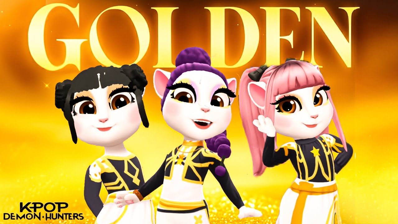 "Golden " From the KPop Demon HuntersIl My Talking Angela 2
