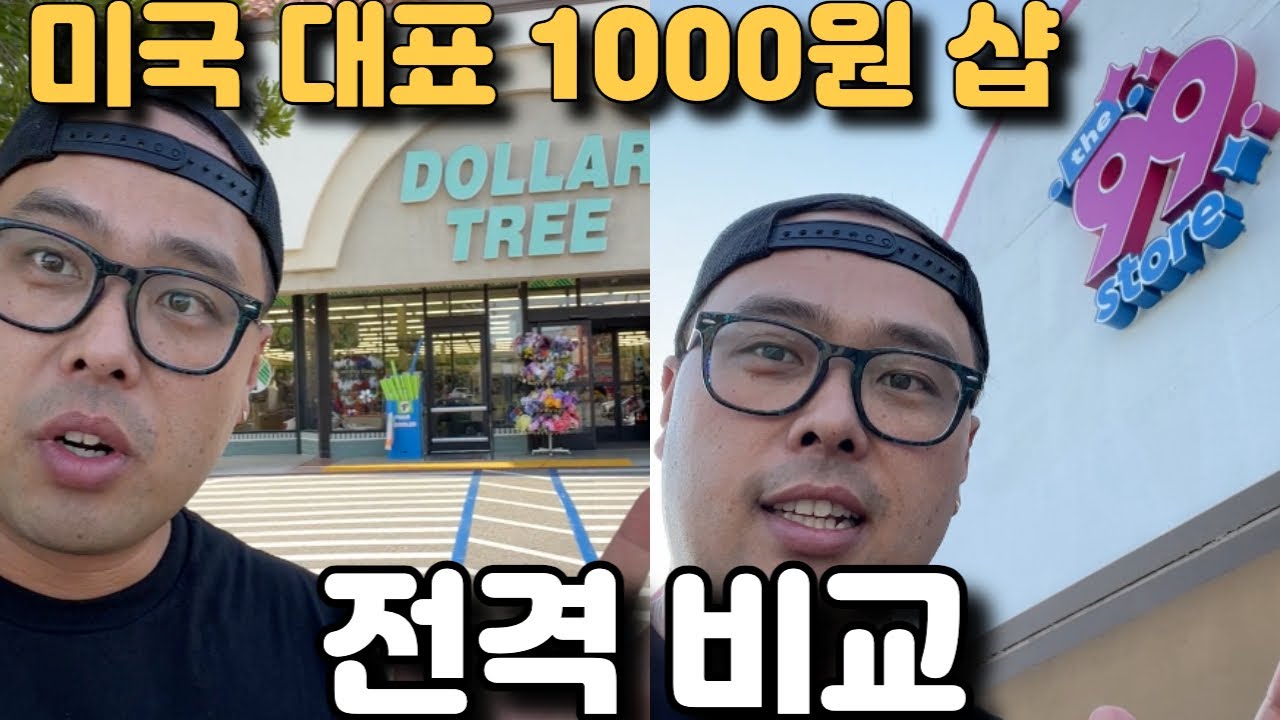 미국 대표 1000원 샵 달러트리 & 99센트 전격 비교!