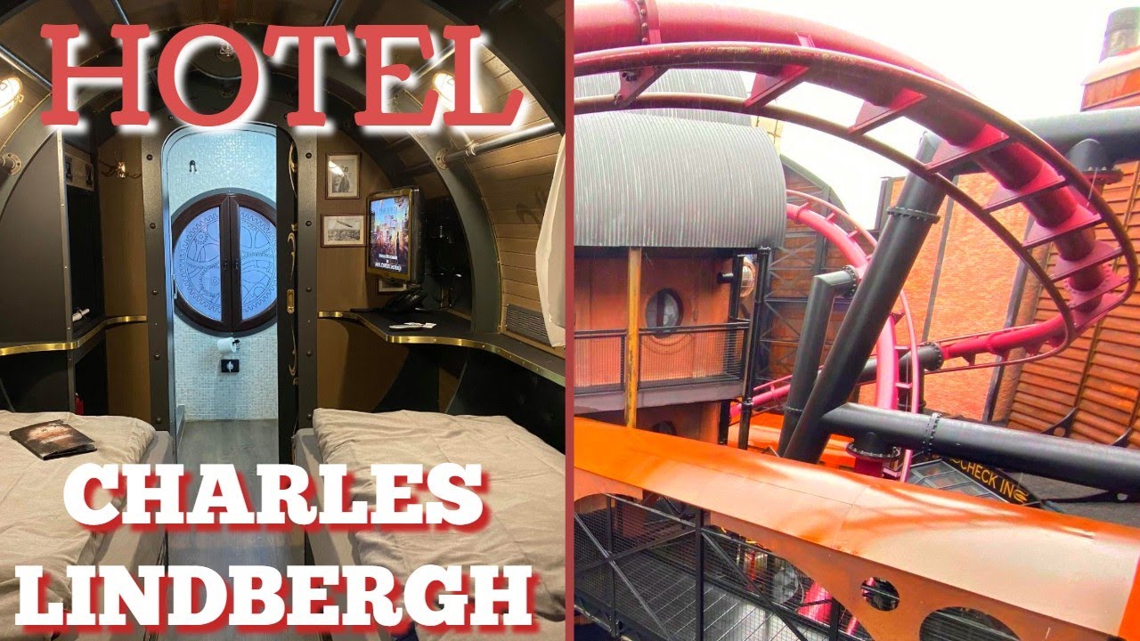 Phantasialand Hotel Charles Lindbergh & Cabin Tour | INCREDIBLE Roller Coaster Views!