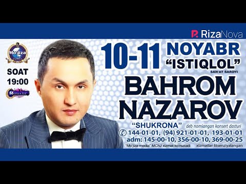 Bahrom Nazarov - Shukrona nomli konsert dasturi 2015