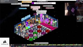 HABBO C A BRANCA E DRAG RACE + TARDE