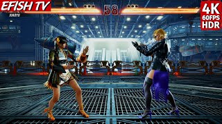 Ling Xiaoyu vs Nina Williams (Hardest AI) - Tekken 8