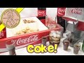 Coca Cola Kids Party Dispenser, Coke Glasses & Bottles