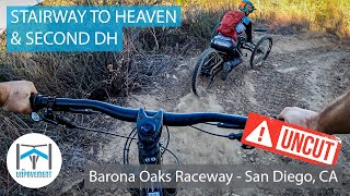 Stairway to Heaven & 2nd DH Section - Barona Oaks Raceway - Adaptive MTB - San Diego, CA