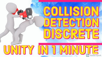 Collision Detection Discreet - Unity in 1 minute