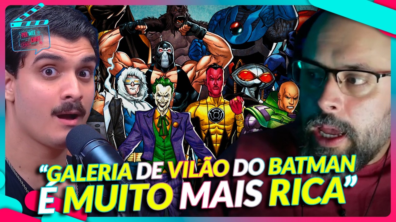 Os VILÕES do Batman são MELHORES do que os do Homem-Aranha? | Cortes do PeeWeeCast