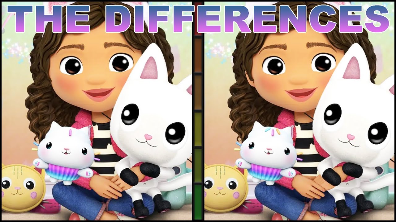 GABBY'S DOLLHOUSE FIND and SPOT the DIFFERENCE CHALLENGE PART 1 R U