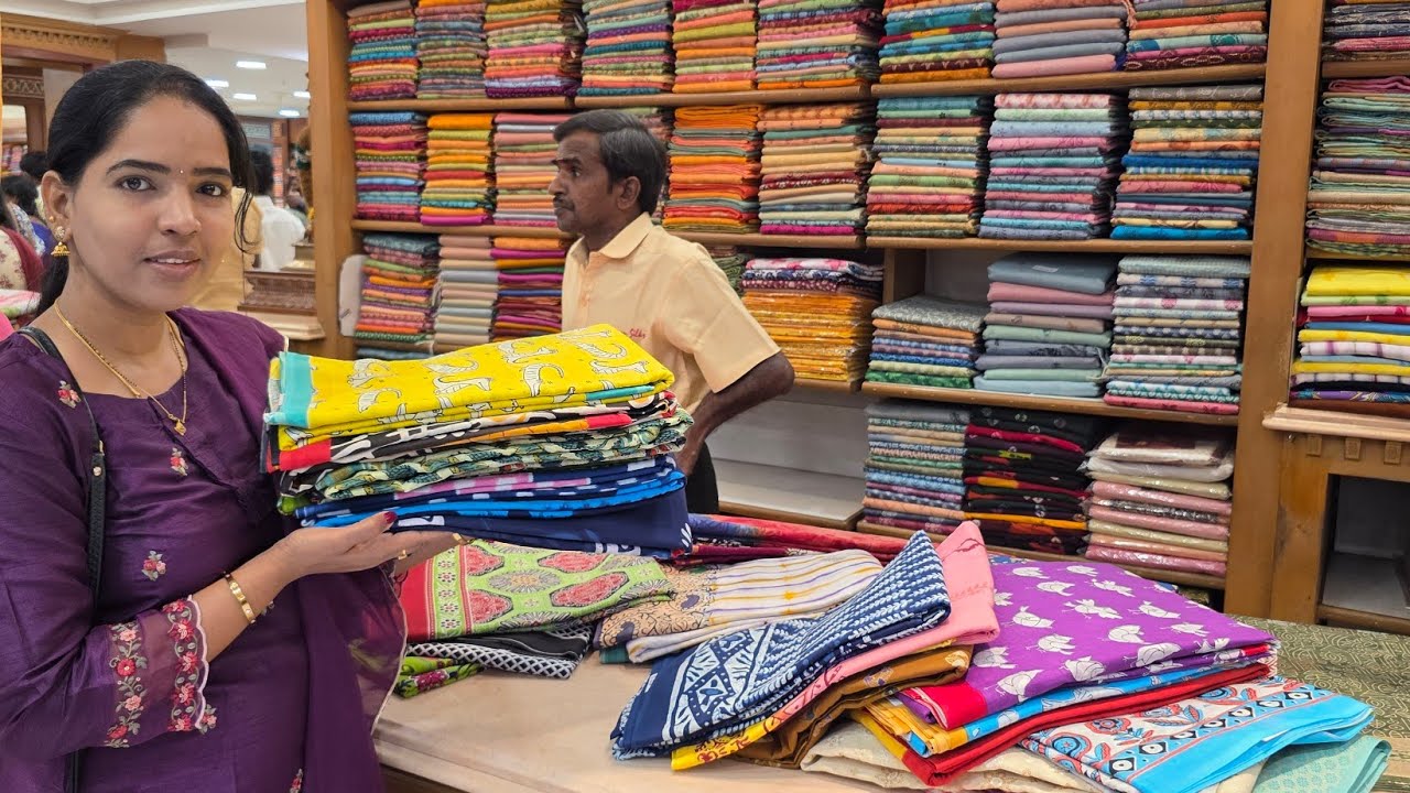 Kumaran Silks Aadi New Silk cottons | Amirthvashini Silk sico cotton Pure Mull Cottons Rs.645