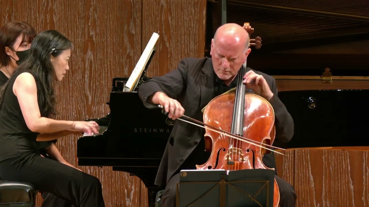 Johannes Brahms: Sonate F major op.99 ( Lin Ying-Chien - Francis Gouton)