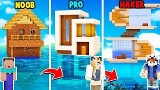 MINECRAFT - NOWOCZESNY DOM NA WODZIE | NOOB Vs PRO Vs HAKER | Vito Vs Bella MINECRAFT - NOWOCZESNY DOM NA WODZIE | NOOB Vs PRO Vs HAKER | Vito Vs Bella