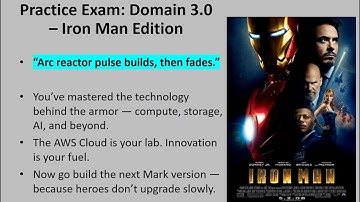 AWS CCP CLF-C02 Practice Exam: Domain 3 - Cloud Tech Services | Iron Man