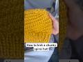 How to knit a chunky spiral hat! #knitting #howto