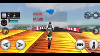 Impossible Stunts Bike Racing Games 2018   Sky Road Android Gameplay screenshot 5