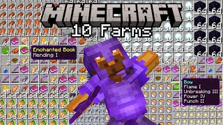 10 Farms Everyone Who Plays Minecraft Should Know! (HOW MANY DO YOU KNOW?)