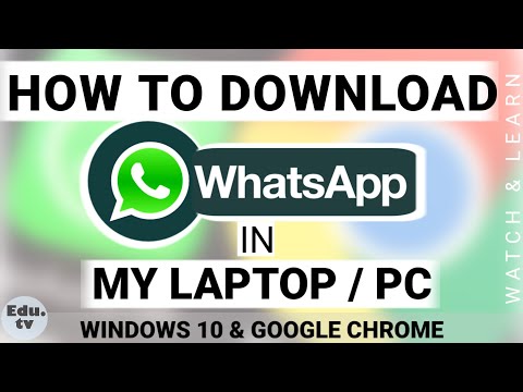 Video: Paano Mag-install Ng Whatsapp Sa Isang Computer