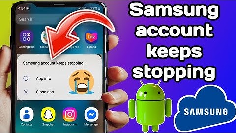 How to fix Samsung account keeps stopping problem 2025 || Samsung account keeps crashing 