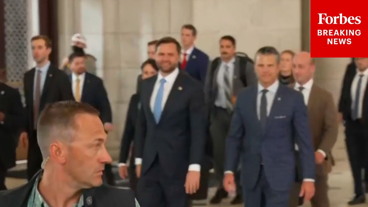 'F--- You, JD Vance!': VP All Smiles As Protesters Shriek At Him, Hegseth, Miller At Union Station