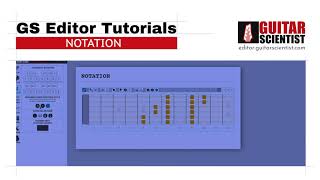 [ENG] Automatic Notation - Guitar Scientist Editor Tutorials