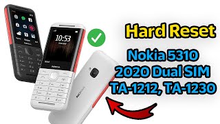 Hard Reset Nokia 5310 2020 Dual SIM TA-1212, TA-1230 format ✅ Bypass Screen 2022  ! Factory Reset