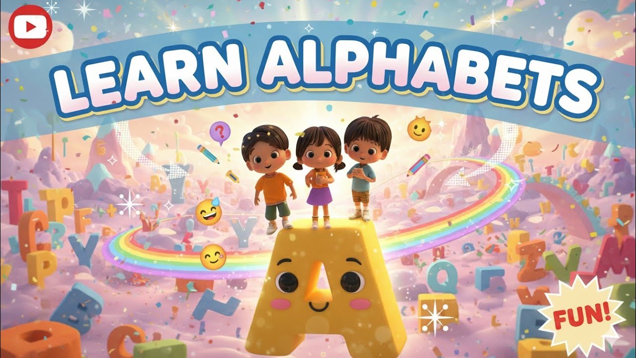 "A to Z Alphabet Song for Kids | Fun & Easy ABC Rhymes with Animals ...