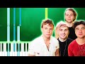 5 Seconds of Summer - High (Piano Tutorial Easy)